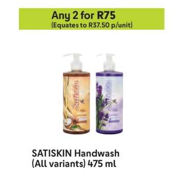 SATISKIN Handwash (All variants)