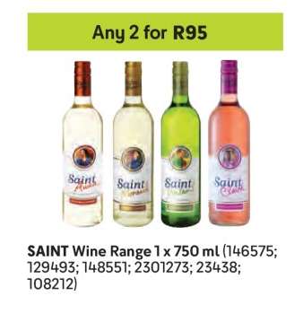 Saint Wine Range