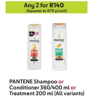 PANTENE Shampoo or Conditioner or Treatment
