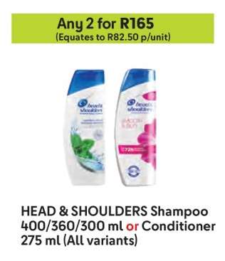 HEAD & SHOULDERS Shampoo or Conditioner