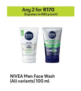 NIVEA Men Face Wash (All variants) 100 ml