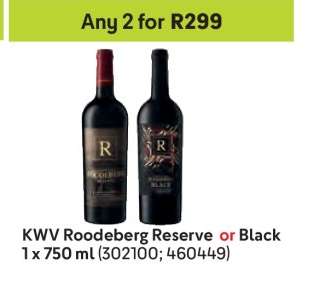 KWV Roodeberg Reserve or Black