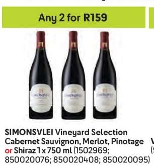 SIMONSVLEI Vineyard Selection