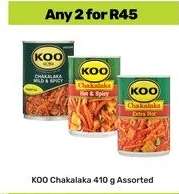 KOO Chakalaka 410 g Assorted