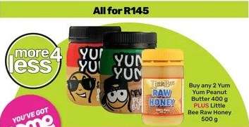 Yum Yum Peanut Butter & Little Bee Raw Honey