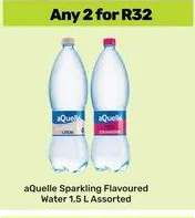 aQuelle Sparkling Flavoured Water 1.5 L Assorted