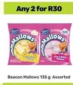 Beacon Mallows 135 g Assorted