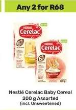 Nestlé Cerelac Baby Cereal 200 g Assorted