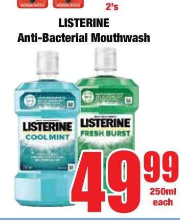 LISTERINE ANTI-BACTERIAL MOUTHWASH