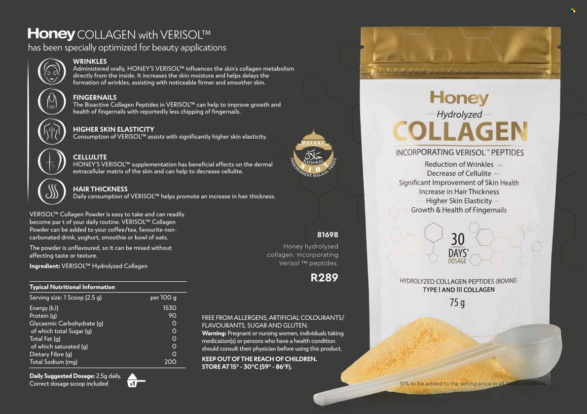 Honey specials. Page 1