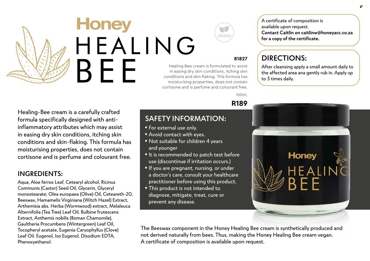 Honey specials. Page 1