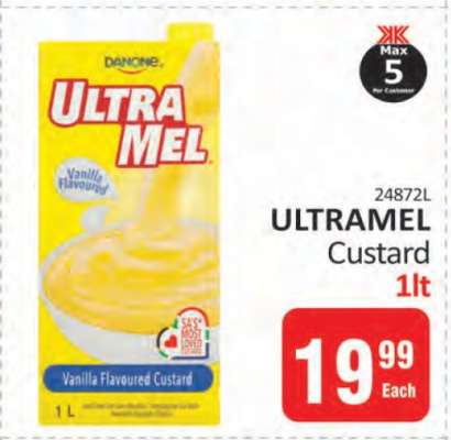 ULTRAMEL Custard 1lt