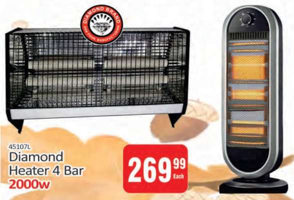 Diamond Heater 4 Bar