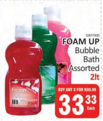 FOAM UP Bubble Bath Assorted