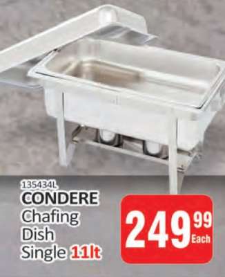 CONDERE Chafing Dish Single 11lt