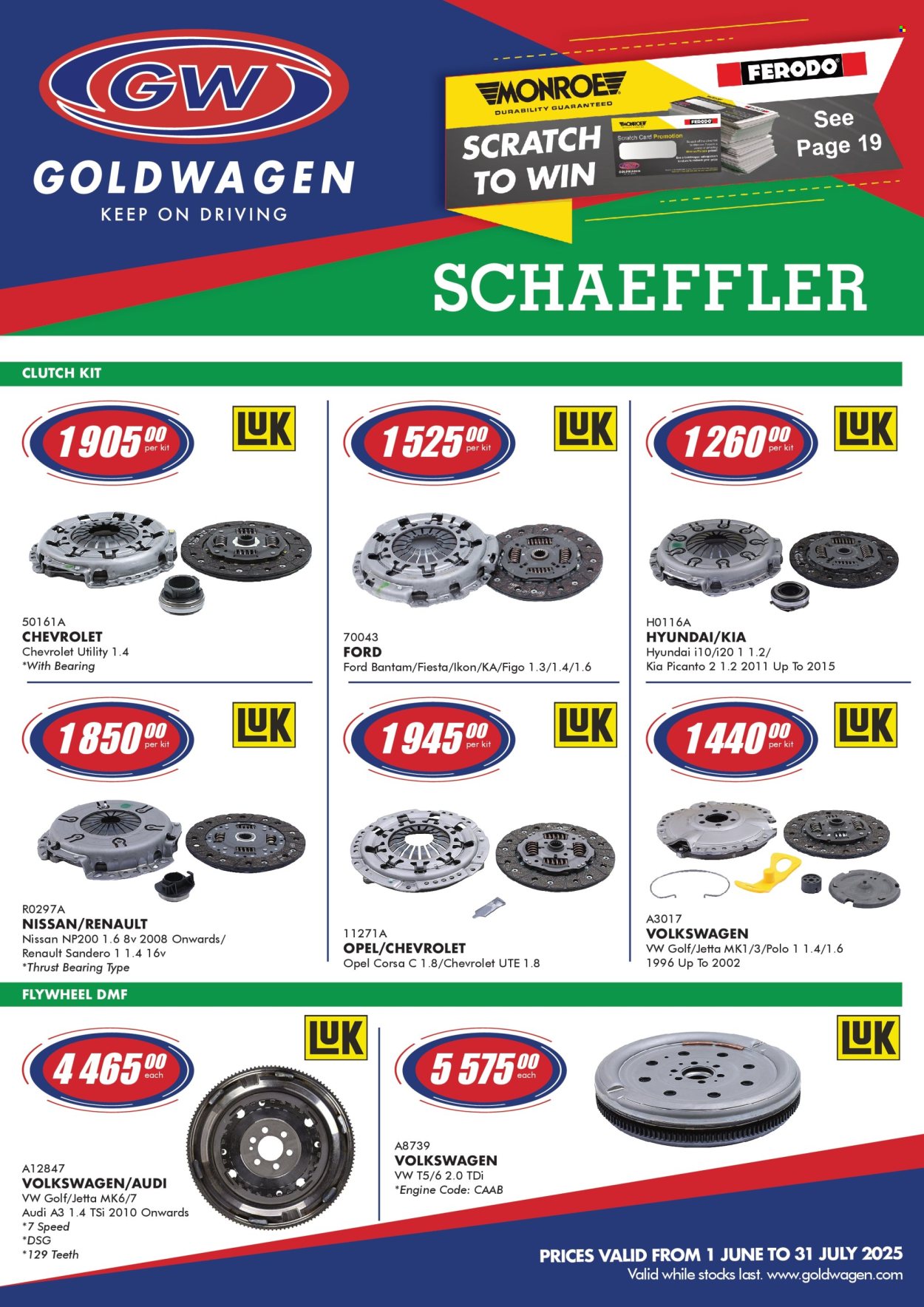 Goldwagen specials - 01/06/2025 - 31/07/2025. Page 1