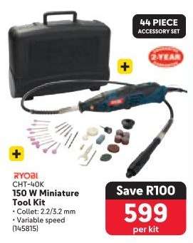 RYOBI CHT-40K 150 W Miniature Tool Kit