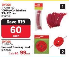 RYOBI 100 Pre-Cut Trim Line