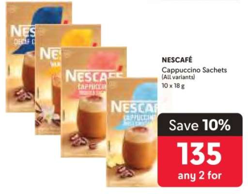 NESCAFÉ Cappuccino Sachets