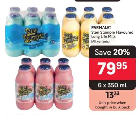 PARMALAT Steri Stumpie Flavoured Long Life Milk