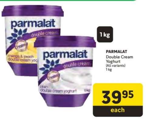 PARMALAT DOUBLE CREAM YOGHURT