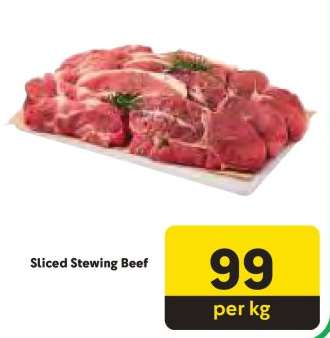 Sliced Stewing Beef