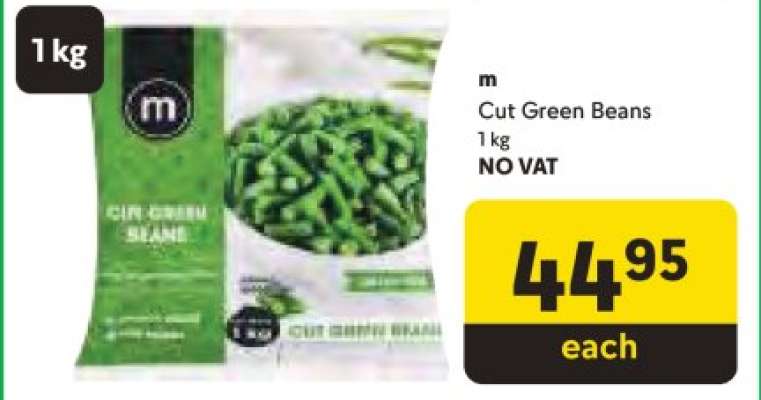 m Cut Green Beans