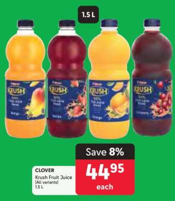 CLOVER Krush Fruit Juice