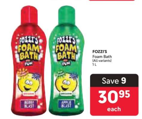 FOZZI'S Foam Bath