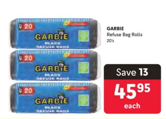 GARBIE Refuse Bag Rolls