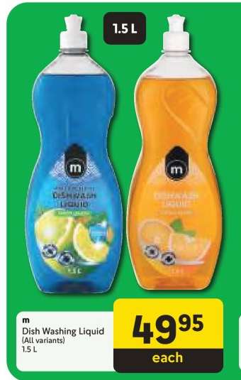 m Dish Washing Liquid
