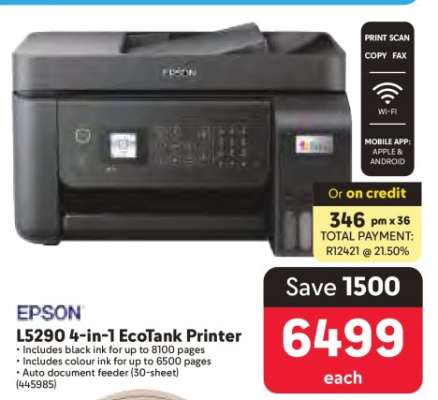 Epson L5290 4-in-1 EcoTank Printer