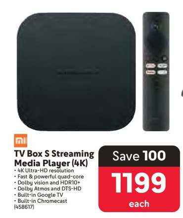 TV Box S Streaming Media Player (4K)