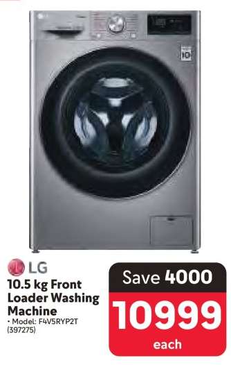 LG 10.5 kg Front Loader Washing Machine