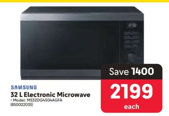 Samsung 32 L Electronic Microwave