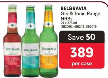 BELGRAVIA Gin & Tonic Range NRBs