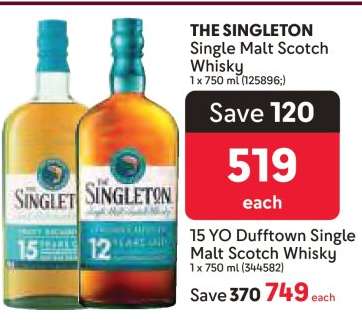 THE SINGLETON Single Malt Scotch Whisky