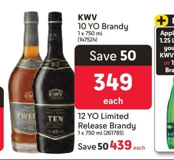 KWV 10 YO Brandy