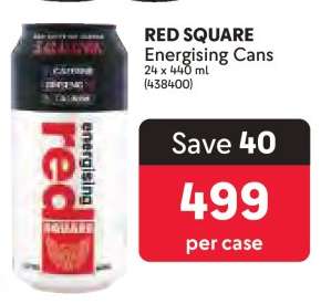 RED SQUARE Energising Cans