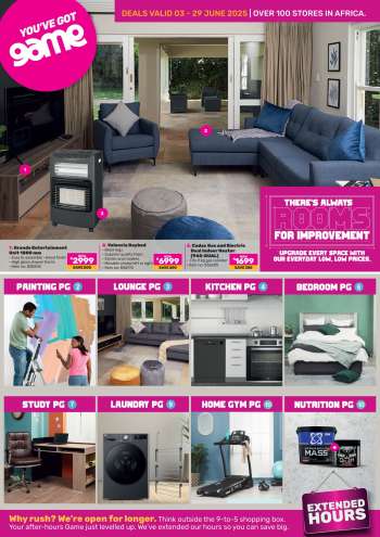 Game catalogue  - 03/06/2025 - 29/06/2025.