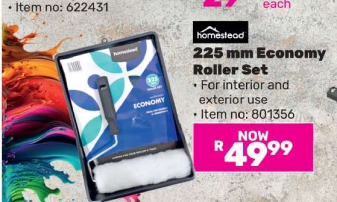 225 mm Economy Roller Set