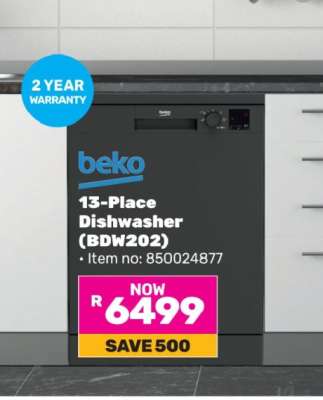 Beko 13-Place Dishwasher (BDW202)