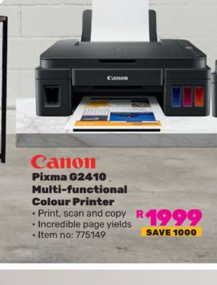 Canon Pixma G2410 Multi-functional Colour Printer
