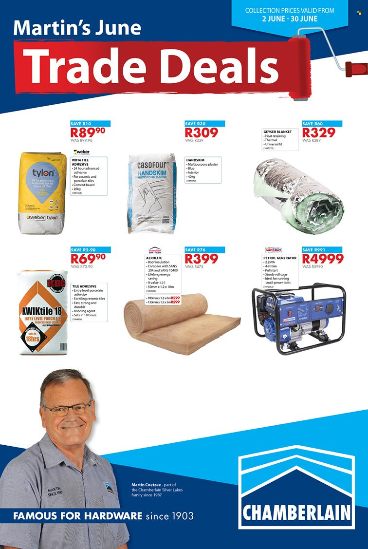 Chamberlain specials - 02/06/2025 - 30/06/2025. Page 1