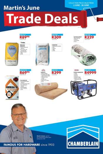 Chamberlain catalogue  - 02/06/2025 - 30/06/2025.