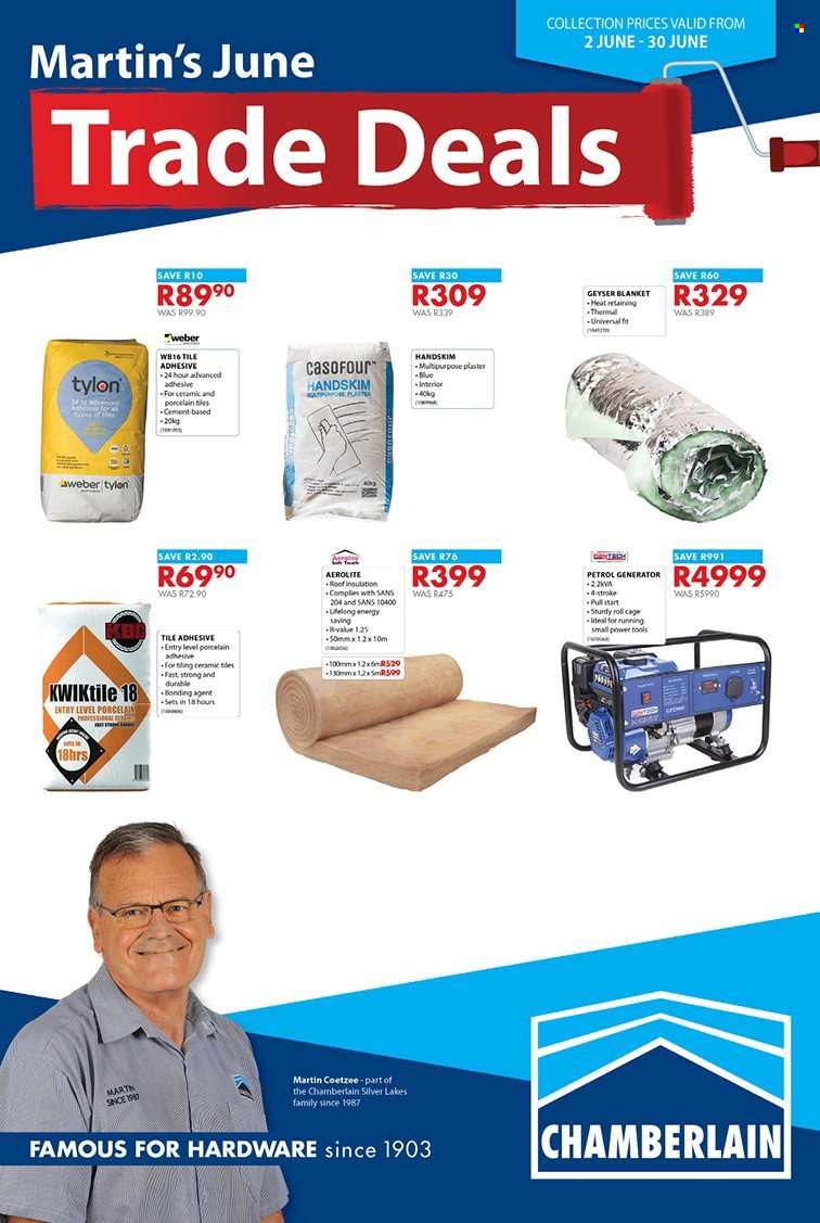 Chamberlain catalogue  - 02/06/2025 - 30/06/2025.