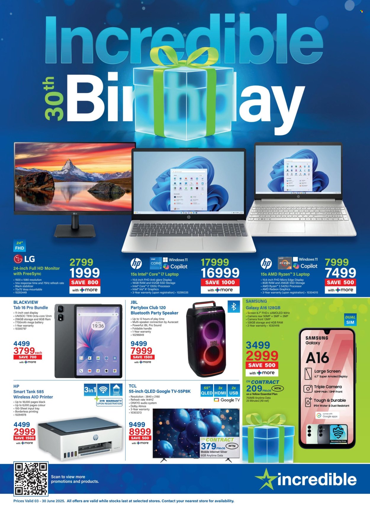 Incredible Connection specials - 03/06/2025 - 30/06/2025. Page 1