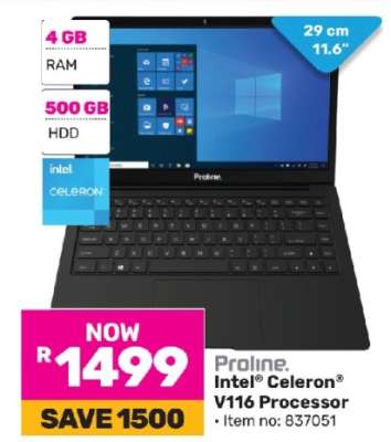 Proline Intel Celeron V116 Processor