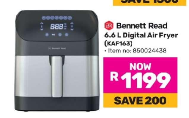 Bennett Read 6.6 L Digital Air Fryer (KAF163)
