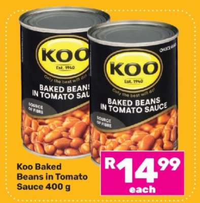 Koo Baked Beans in Tomato Sauce 400 g